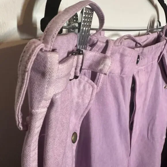 Faith Connexion Men's Purple Tie Dye Cargo Pants Size IT 52 US Size XL - Picture 5 of 16